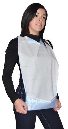 Image de BAVOIR A POCHE GERIATRIE OUATE BLANCHE LOT 100