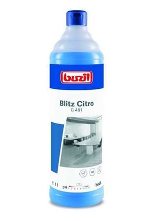 Image de BUZ G481 BLITZ CITRON DETERGENT NEUTRE SOLS/SURFACES 1L