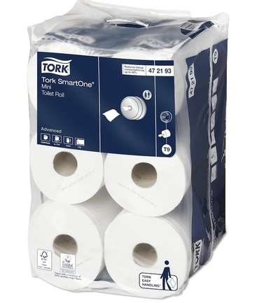 Image de TORK LOTUS PAP WC SMARTONE MINI 620F 2P 12 RLX 472193