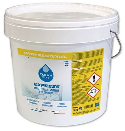 Image de CDSM CLEANSURF LAVE VSL SEAU 400 PASTILLES 25GR SEAU 10KG