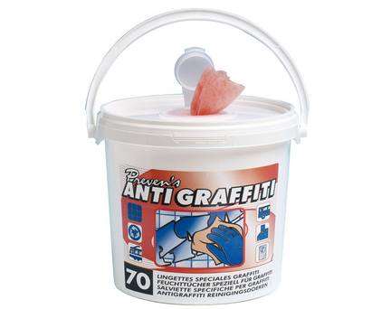 Image de PK LINGETTES ANTI GRAFFITI SEAU DE 70 LINGETTES