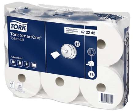 Image de TORK LOTUS PAP WC SMARTONE OUATE 1150F 2P COLIS 6 RLX