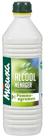 Image de ALCOOL MENAGER POMME AGRUME FLACON 1L