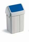Image de DME POUBELLE 12 L FLIP FLAP AVEC COUVERCLE BLEU