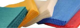 Image de BIO LAVETTES BT 24 BLEUE 35 X 34 CM SACHET 25
