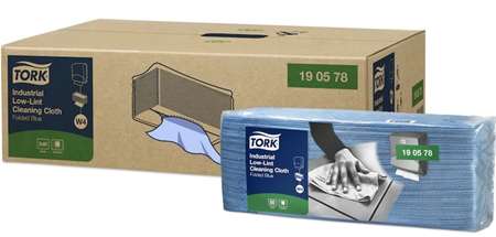 Image de TORK CHIFFON DE NETTOYAGE BLEU CARTON 5 X 80 FTS