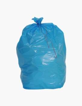 Image de SP SACS POUBELLES 50L BLEU PEBD 30MIC CARTON 200