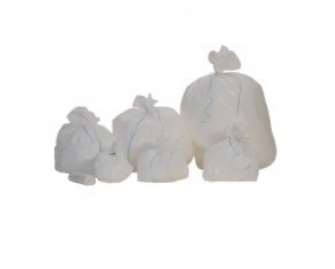 Image de SP SACS POUBELLES 30L BLANC PEBD 25MIC CARTON 500
