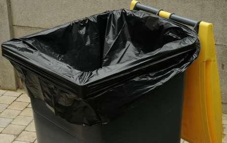 Image de SP HOUSSES CONTENEURS 340L NOIR PEBD 35MIC CARTON 100