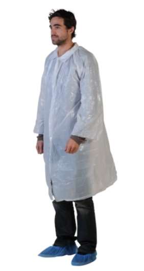 Image de BLOUSE VISITEUR BLANCHE CARTON 100