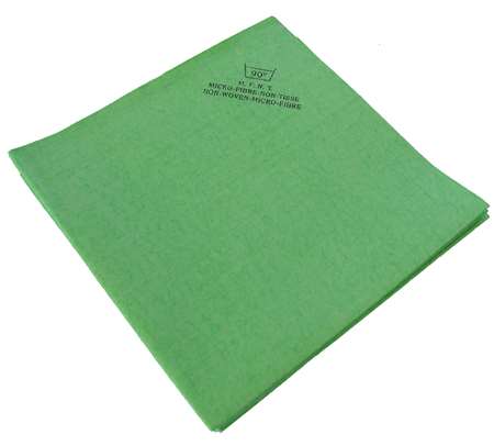 Image de LAVETTES MICROFIBRE NON TISSE VERT 40x38 LOT 5