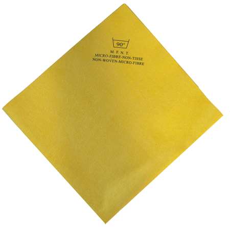 Image de LAVETTES MICROFIBRE NON TISSE JAUNE 40x38 LOT 5