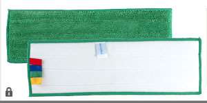 Image de FRANGE MICROFIBRE VELCRO VERTE 40CM