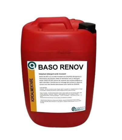 Image de BASO RENOV DETART. DETERG. ACIDE MOUSSANT BIDON 20L