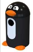 Image de POUBELLE PINGOUIN BUDDY 55 L