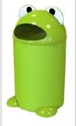 Image de POUBELLE GRENOUILLE VERTE BUDDY 75 L