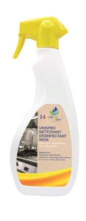 Image de UNISPRO PULV NETTOYANT DESINFECTANT INOX SPRAY 750ML