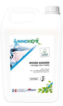 Image de EYREIN MOUSSE LAVANTE MAIN AMANDE BIDON 5 L