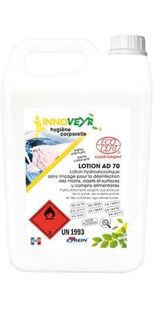 Image de EYREIN LOTION AD 70 ECOCERT BIDON 5 L