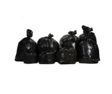 GS SACS POUBELLES 130 L NOIR PEBD SUPER 45 MIC CARTON 100