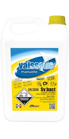 Image de EYREIN SV LIQUIDE VAISSELLE BACT BIDON 5 L