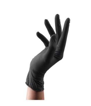 Image de GANTS NITRILE NOIR NON POUDRE PREMIUM T M BOITE 100