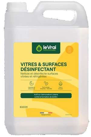 Image de VRAI PRO VITRES ET SURFACES DESINFECTANT 5L
