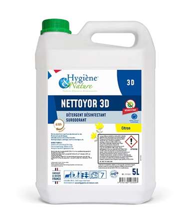 NETTOYOR 3D CITRON BIDON DE 5L