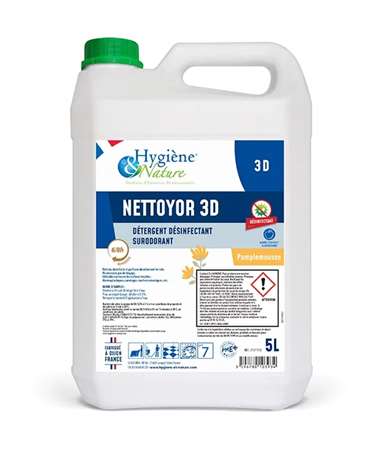 Image de NETTOYOR 3D PAMPLEMOUSSE BIDON 5L