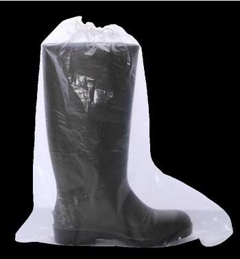 Image de SURBOTTES PE BD GAUFRE TRANSPARENT 60MIC LOT DE 500