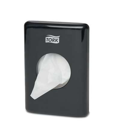 Image de TORK DISTRIBUTEUR DE SACHETS SERVIETTES HYGIENIQUE NOIR