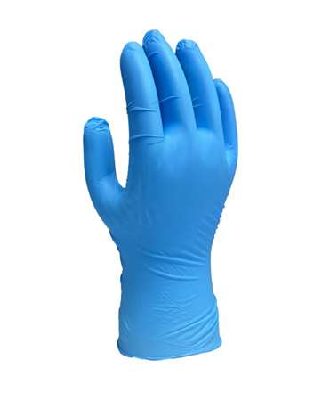 Image de GANTS VINYLE NITRILE BLEU PREMIUM NON POUDRE TM BOITE 100