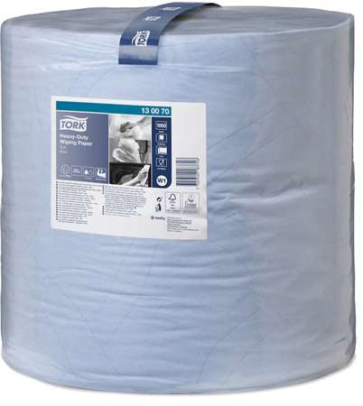 Image de TORK ADV PERFO WIPER 430 BLEU 34X37 2P 1BOB 1000F 130070