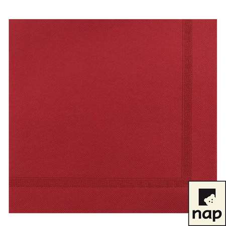 Image de CGMP SERVIETTES CELIOUATE 38X38 OLYMPIA BORDEAUX - C900