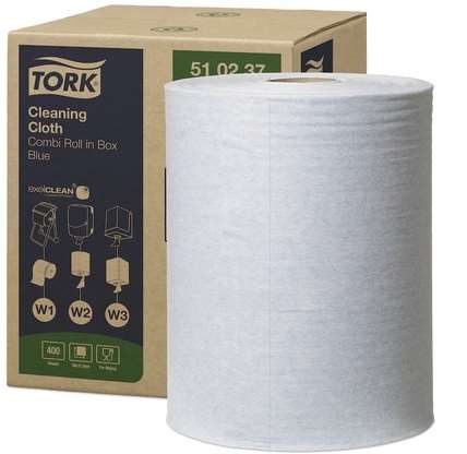 Image de TORK PREMIUM 510 BLEU 38 X 32 1BOB 400F WIPER PAK 510237