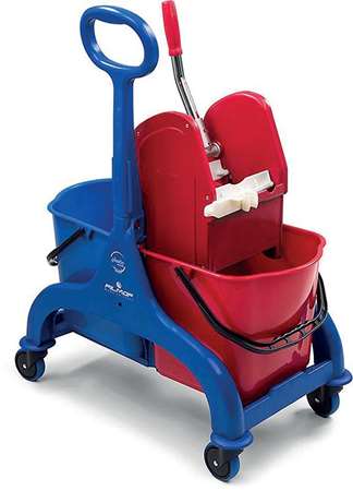 Image de DME CHARIOT FRED 2X15L POIGNEE BLEUE + PRESSE MACH 0707004R